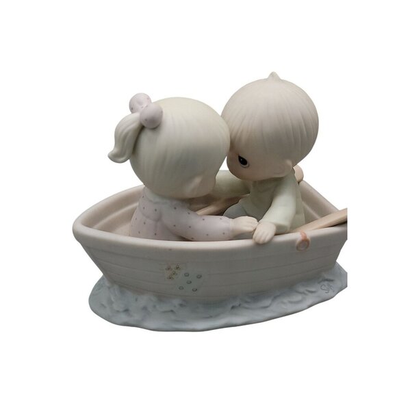 Precious Moments Figurine 1985 Friends Never Drift Apart Indonesia S. Butcher - Picture 3 of 10